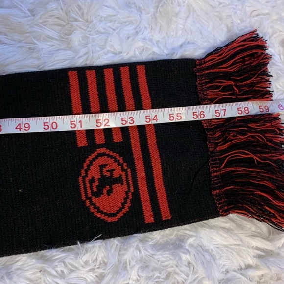 Last One! 49ers faithful black red knit scarf - Picture 6 of 6
